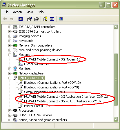 modem driver download for xp