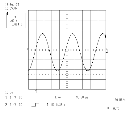 Oscilloscope snap-shot